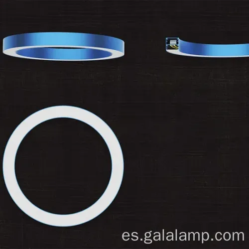 Luz colgante de anillo LED moderno elegante
